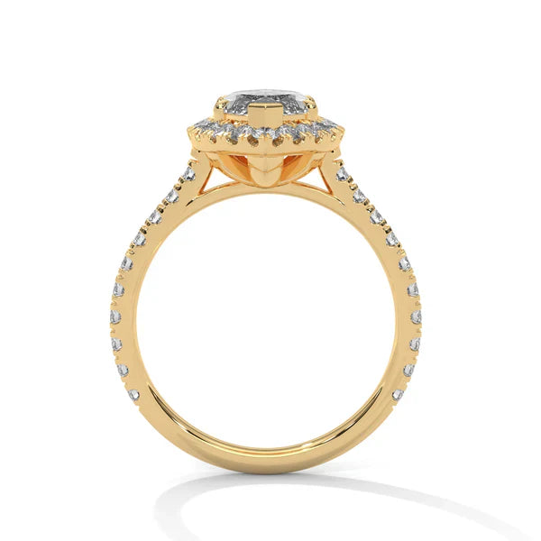 Marquise Shape RIng 18kt Gold Plated