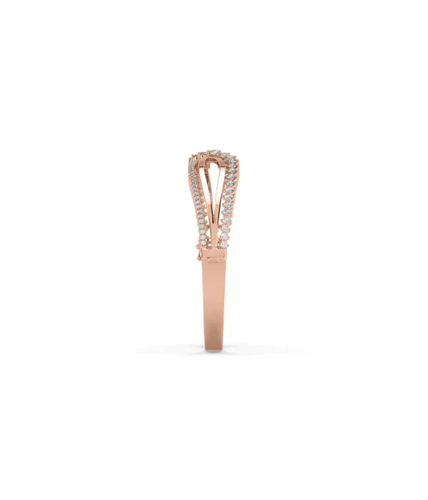 Rose Gold Dazzling Bangle
