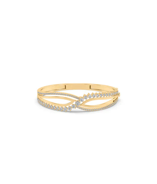 18kt Gold Plated Bracelet With Zircon