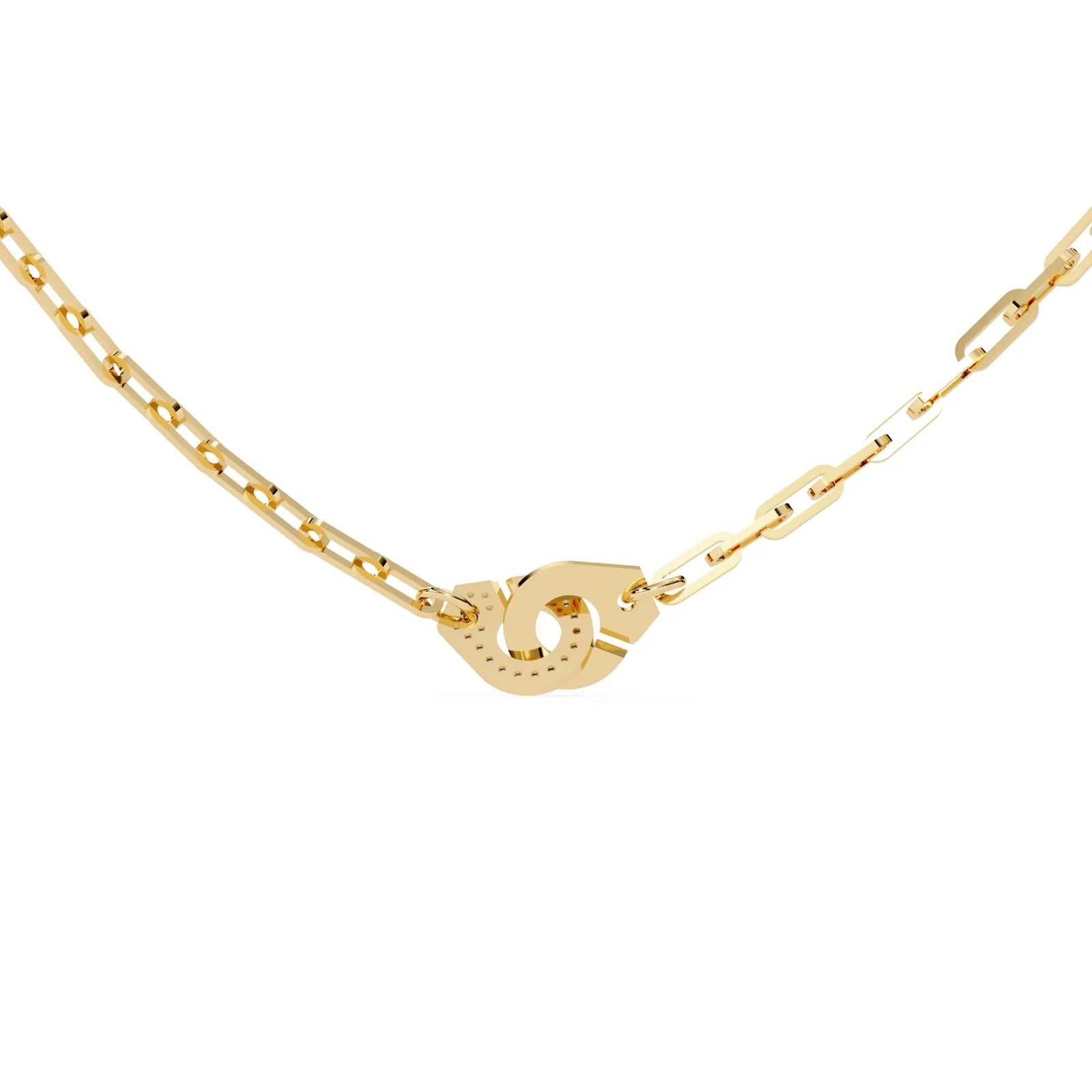 Accented Lock Pendant