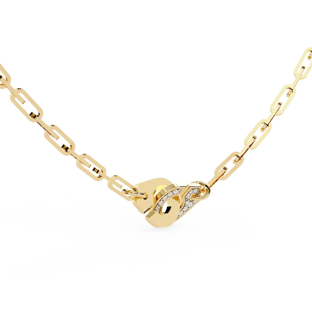 Accented Lock Pendant