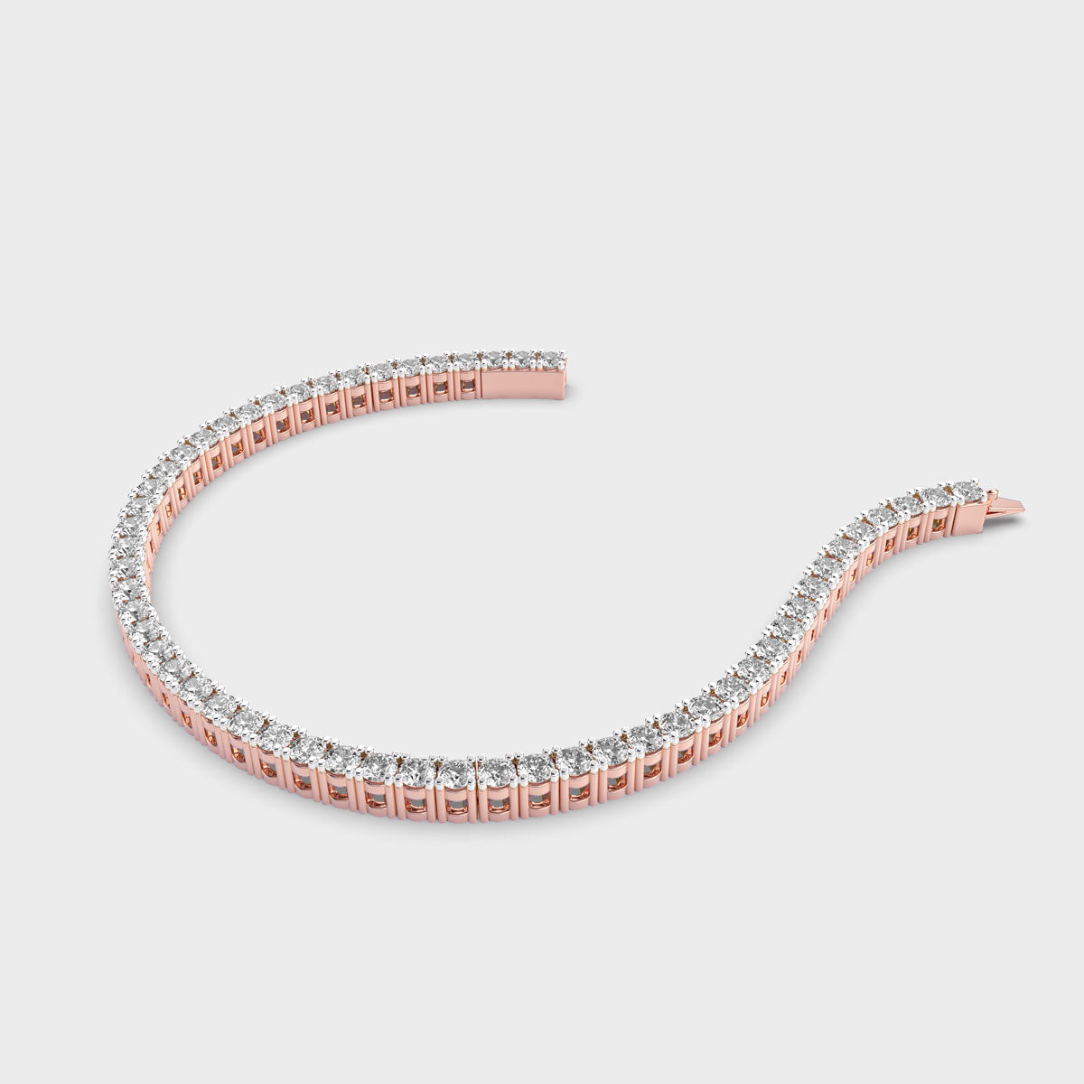 Rose Gold Plated Tennis Bracelet