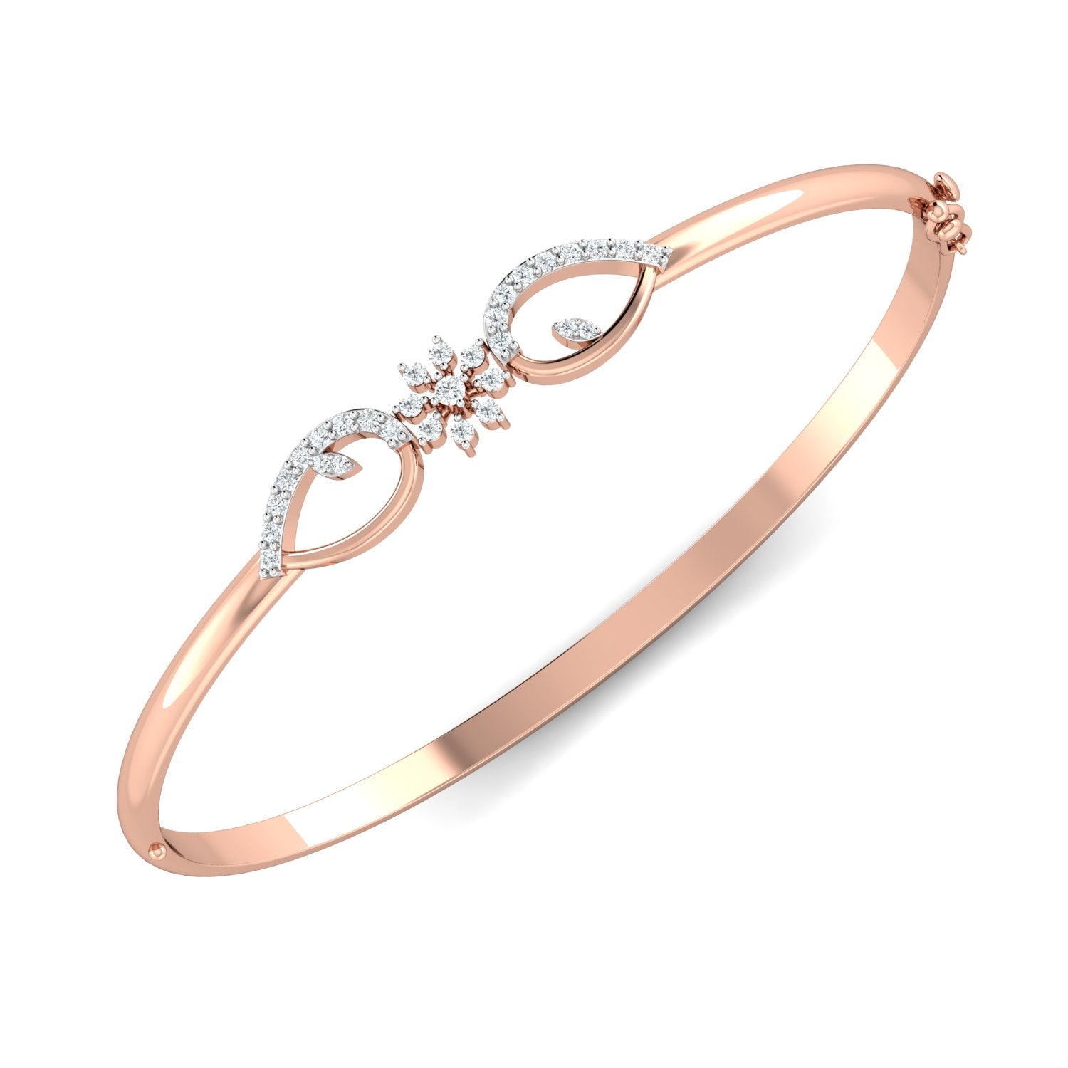 Floral American Diamond Bracelet