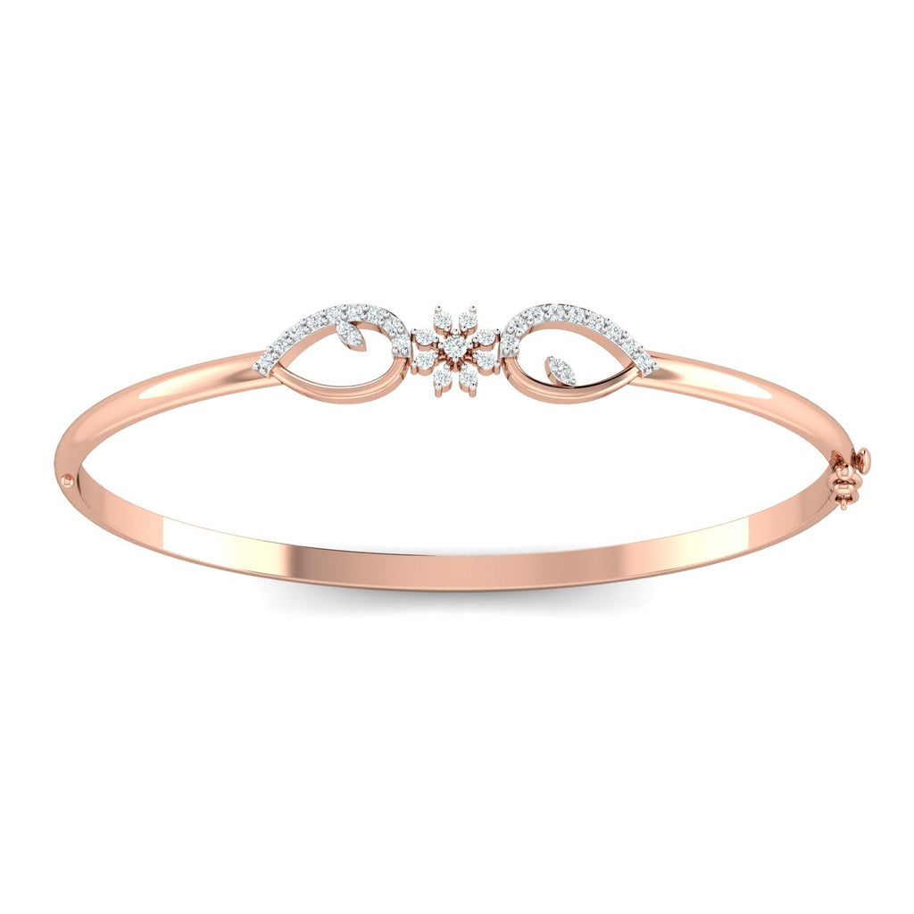 Floral American Diamond Bracelet