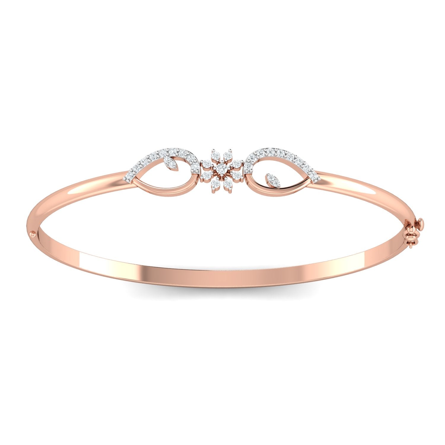 Floral American Diamond Bracelet