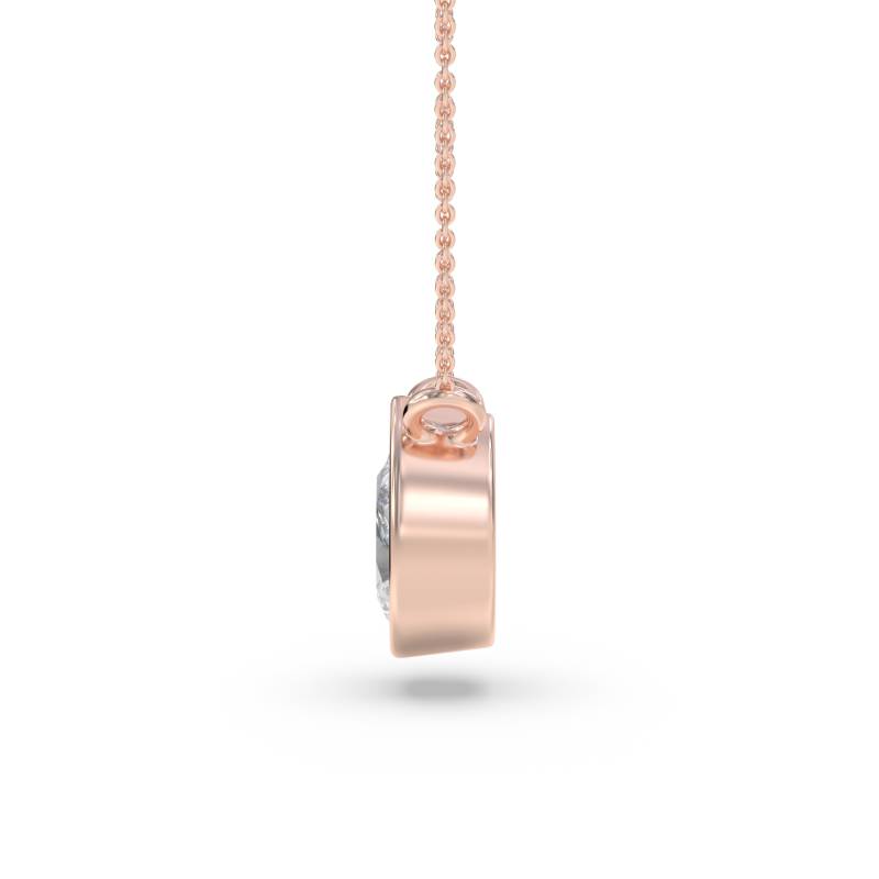 Rose Gold Pear Pendant
